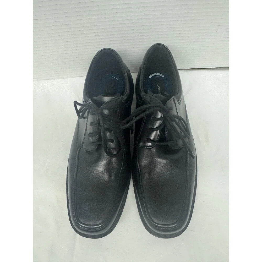 mens nunn bush shoes size 11 Pre-owned Condition Black Tie-up Comfort Gel EUC